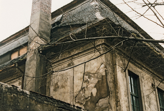 Vorschaubild Franckesche Stiftung, Dach des Bibliotheksgebäudes (Foto 1990)